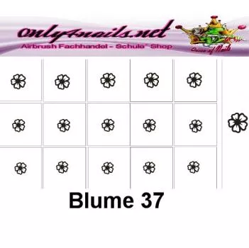 Airbrush Schablone Blume 37