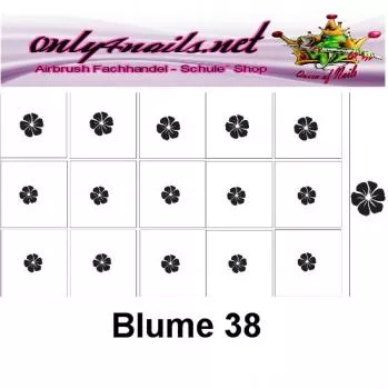 Airbrush Schablone Blume 38