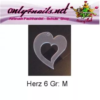 Acrylelement Herz 6 Gr:m