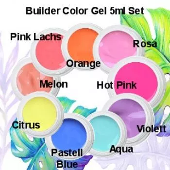 Builder Color Gel 5ml Set für deine Nails