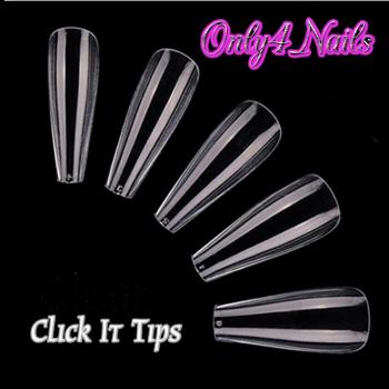 Preview: Click It Tips Clear oder auch Press On Tips