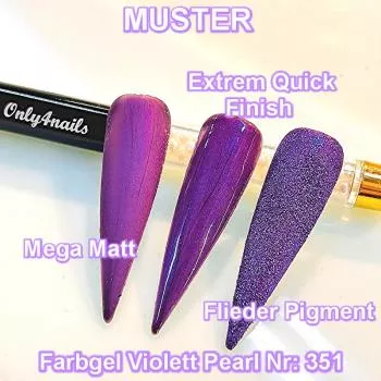 Farbgel Violett Pearl 5ml Nr: 351
