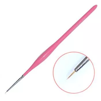 Pink Baby Fineliner Pinsel Gr. 0/5 für Verzierungen auf Ihrem Nägel