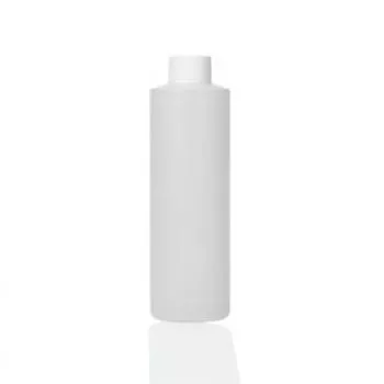 Kunststoff Flasche leer mit Schraubverschluss 250 ml – Plastikflasche, Kunststoffflasche mit Deckel für Nagelstudios – transparent