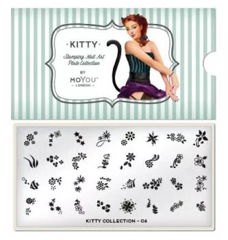 MoYou-London Nail Art Image Plate Kitty Collection – 06