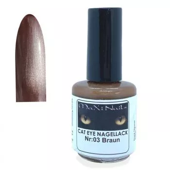 Cat Eye Nagellack Braun 15ml