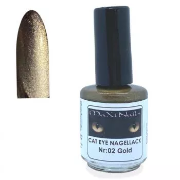 Cat Eye Nagellack Gold 15ml