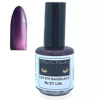 Cat Eye Nagellack Lila Nr 01 in 15ml