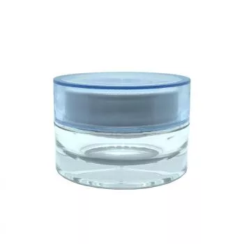 UV Gel Tiegel Style Blue – Premium Creme Leerdosen – Leere Kosmetik Tiegel Doppelwandig – Leerdose Geltiegel – Leertiegel | 15 ml