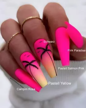 Farbgel Deko Neon Pink Paradise 5ml