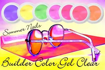 Builder Color Gel Clear Set in je 15 ml