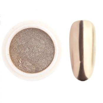 Preview: Chrome Gold Pigment Nails Nr 128