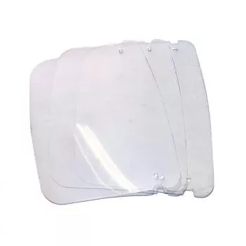 3 Stück Ersatz Visier Transparent für Hygienevisier / Gesichtsschutz
