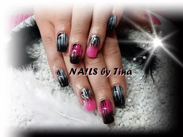 Nailart Schablone 15er Karte Eiszapfen