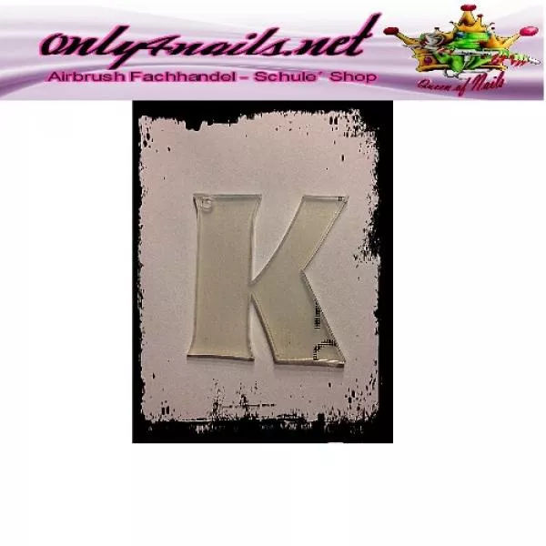 Acrylelement Buchstabe K