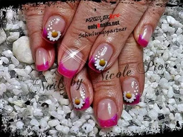 Nailart Schablone 15er Karte Blume 51