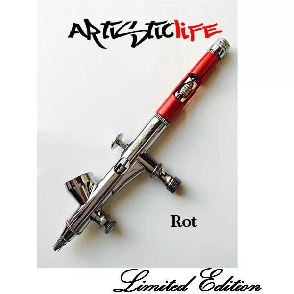 ArtisticLife Airbrushpistole AL 208 Rot Limited Edition