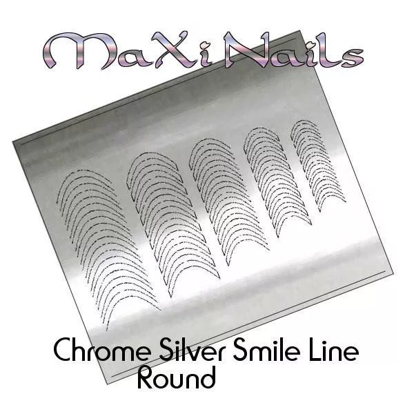 Chrome Smile Line Round Silber