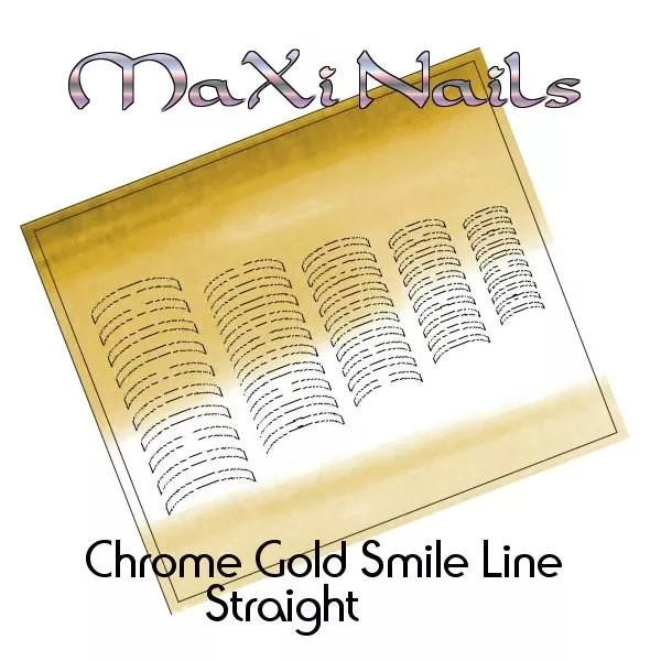 Chrome Smile Line Straight Gold