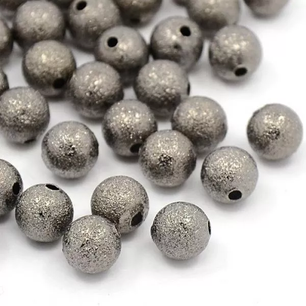 Sternenstaub Perle schwarz 8 mm