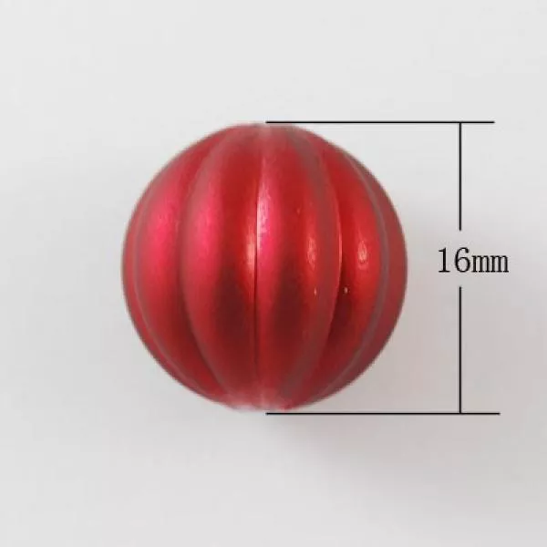 Acryl Perle rot 16 mm