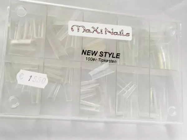 MaxiNails Profi Tunnel Tips clear 100