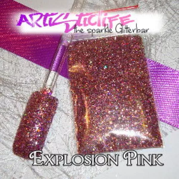 Glitter Explosion Pink 3g