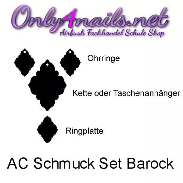 Acryl Barock Set Black Edition