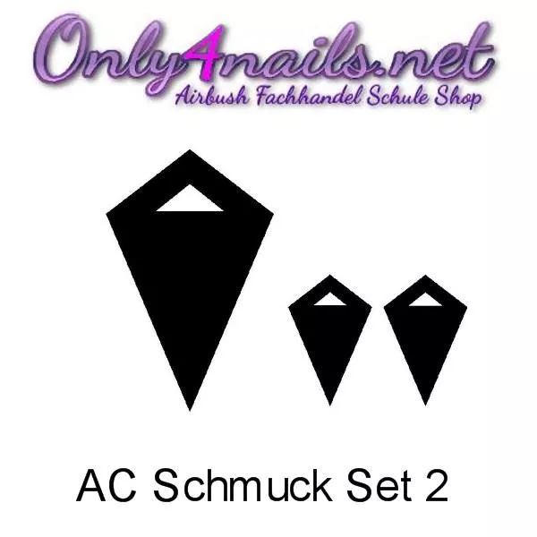 Acryl Schmuck Set Nr 2 Black Edition