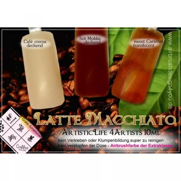 4Artists Latte Macchato Farben Set 4Artists Latte Macchato Farben Set