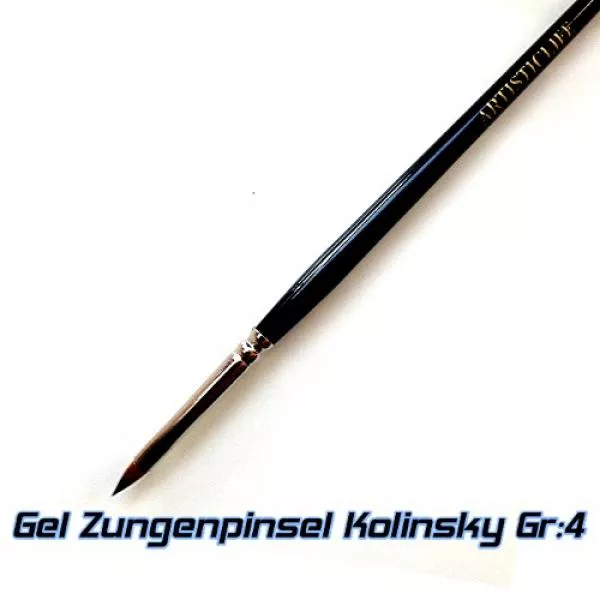 Gel Zungenpinsel Kolinsky Gr:4