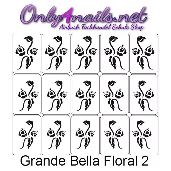 Airbrush Grande Bella Floral 2 XL