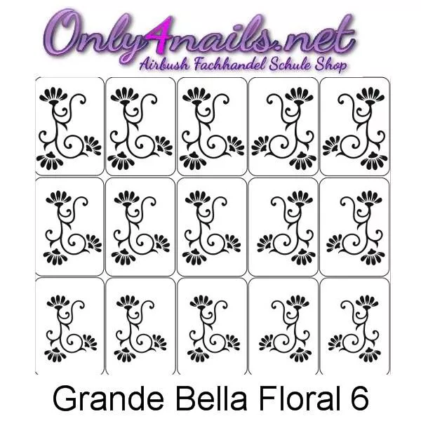 Airbrush Grande Bella Floral 6 XL