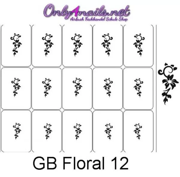 Airbrush Grande Bella Floral 12