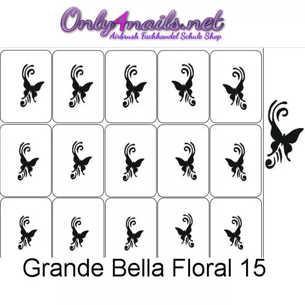 Airbrush Grande Bella Floral 15 XL
