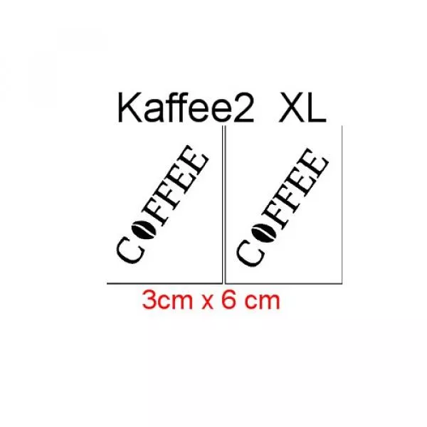 Schablone XL 2er Karte Kaffe 02