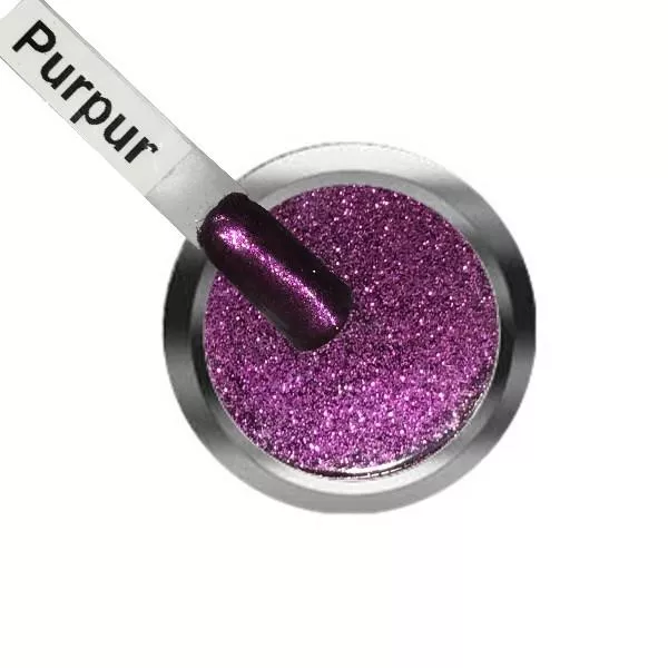 Purpur Kosmetisches Glitzer Pigment