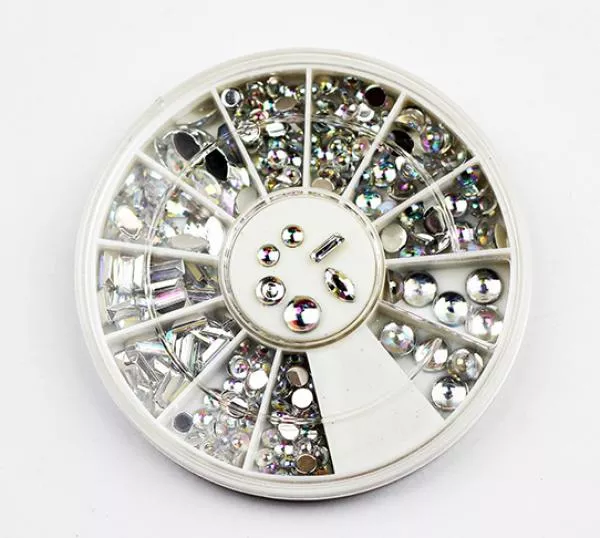 Rondell 200 Mix Rhinestone Nailart