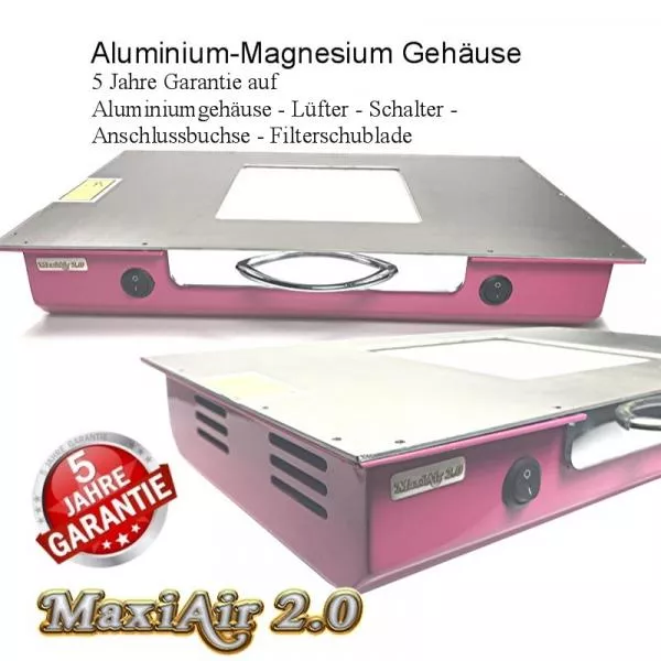 MaxiAir 2.0 Einbau Staubabsaugung in Pink MaxiAir 2.0 Einbau Staubabsaugung in Pink