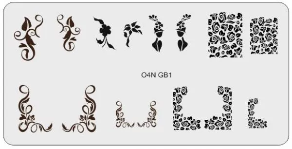 Stamping Schablone O4N GB1