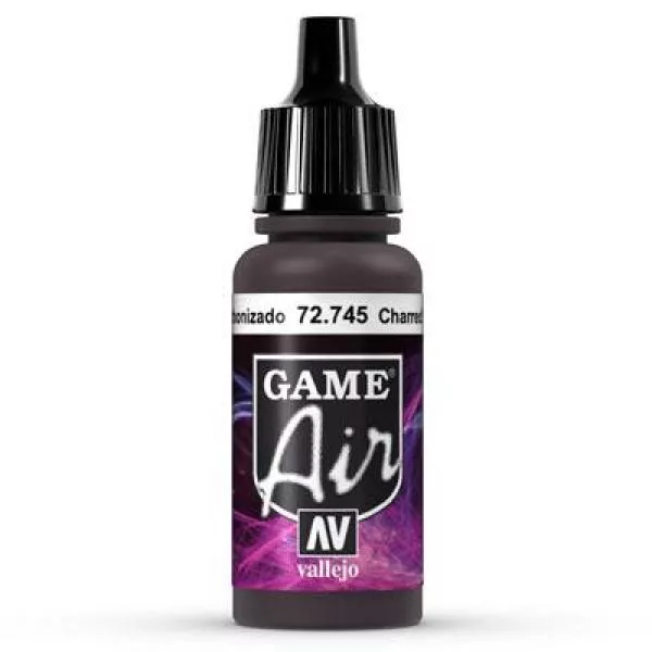 Vallejo Game Air 745 Charred Brown 17ml