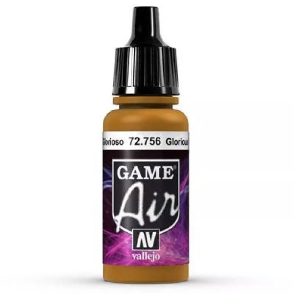 Vallejo Game Air 756 Glorious Gold 17ml