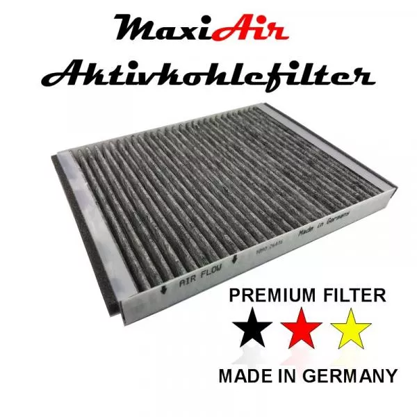 Premium Aktivkohlefilter passend für Absaugung MaxiAir