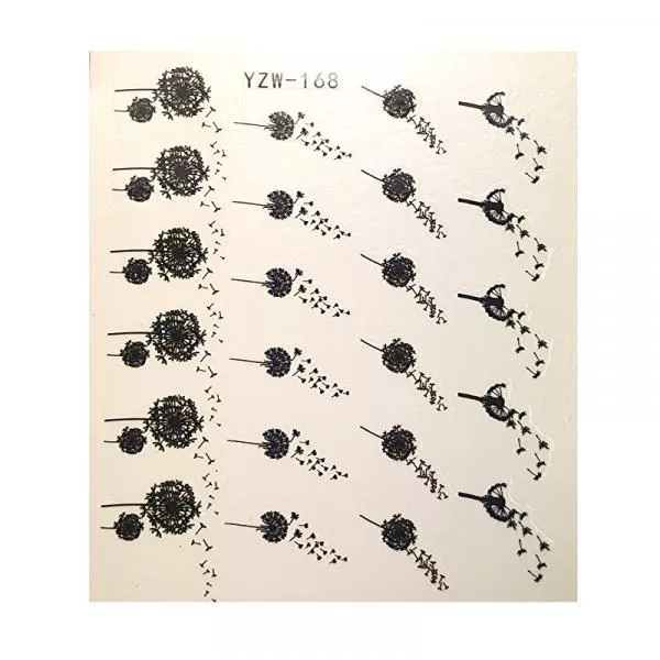 Flower Nail Tattoo-YZW-168