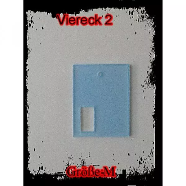 Acrylelement Viereck 2 Gr:M