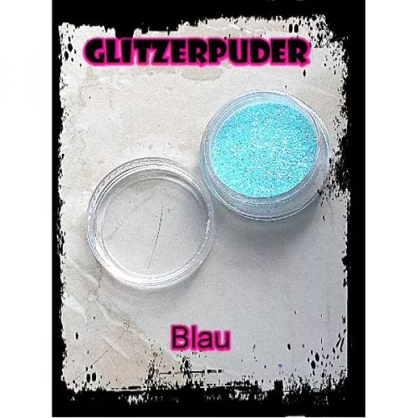 Glitzerpuder Blau 3g