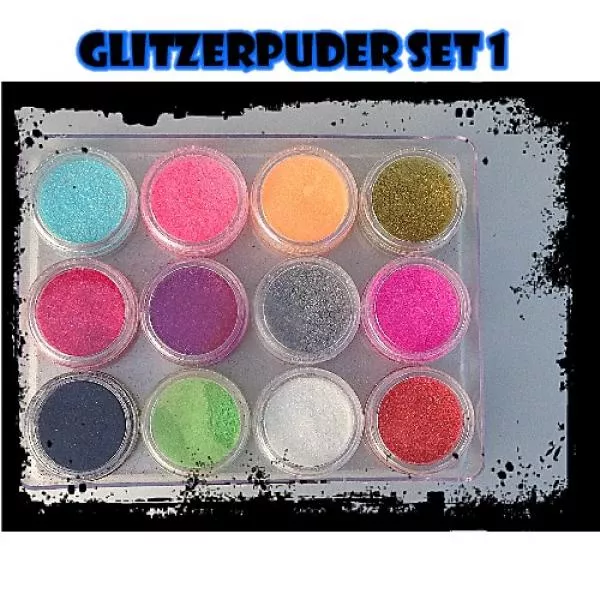 Glitzerpuder set Nr:1 je 3g