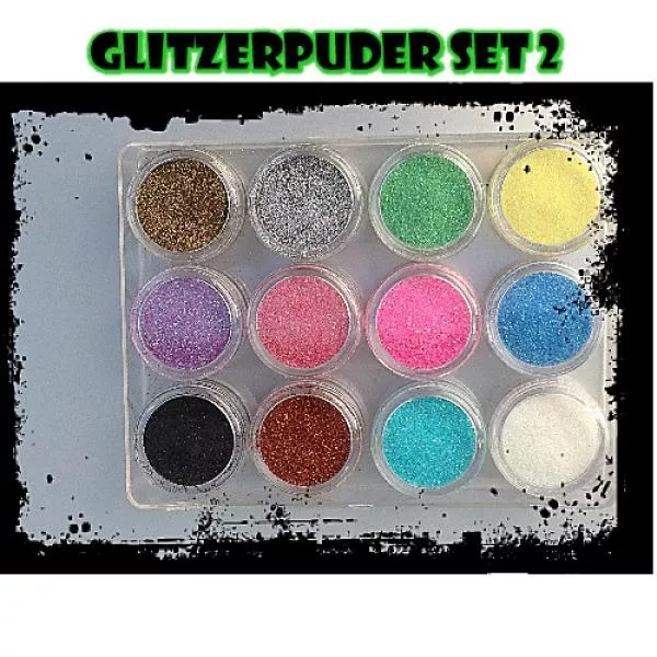 Glitzerpuder set Nr:2 je 3g