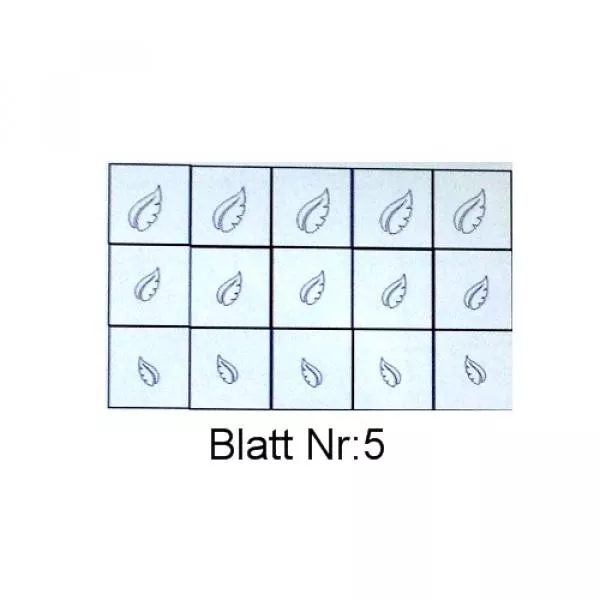 Airbrush Schablone Blatt 05