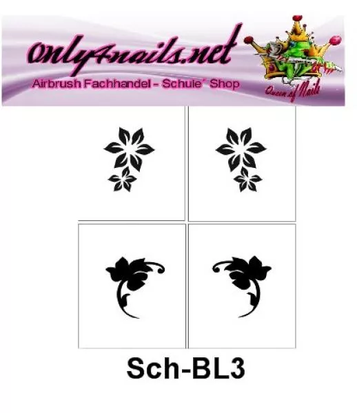 Schmuck Schablone Sch-BL3